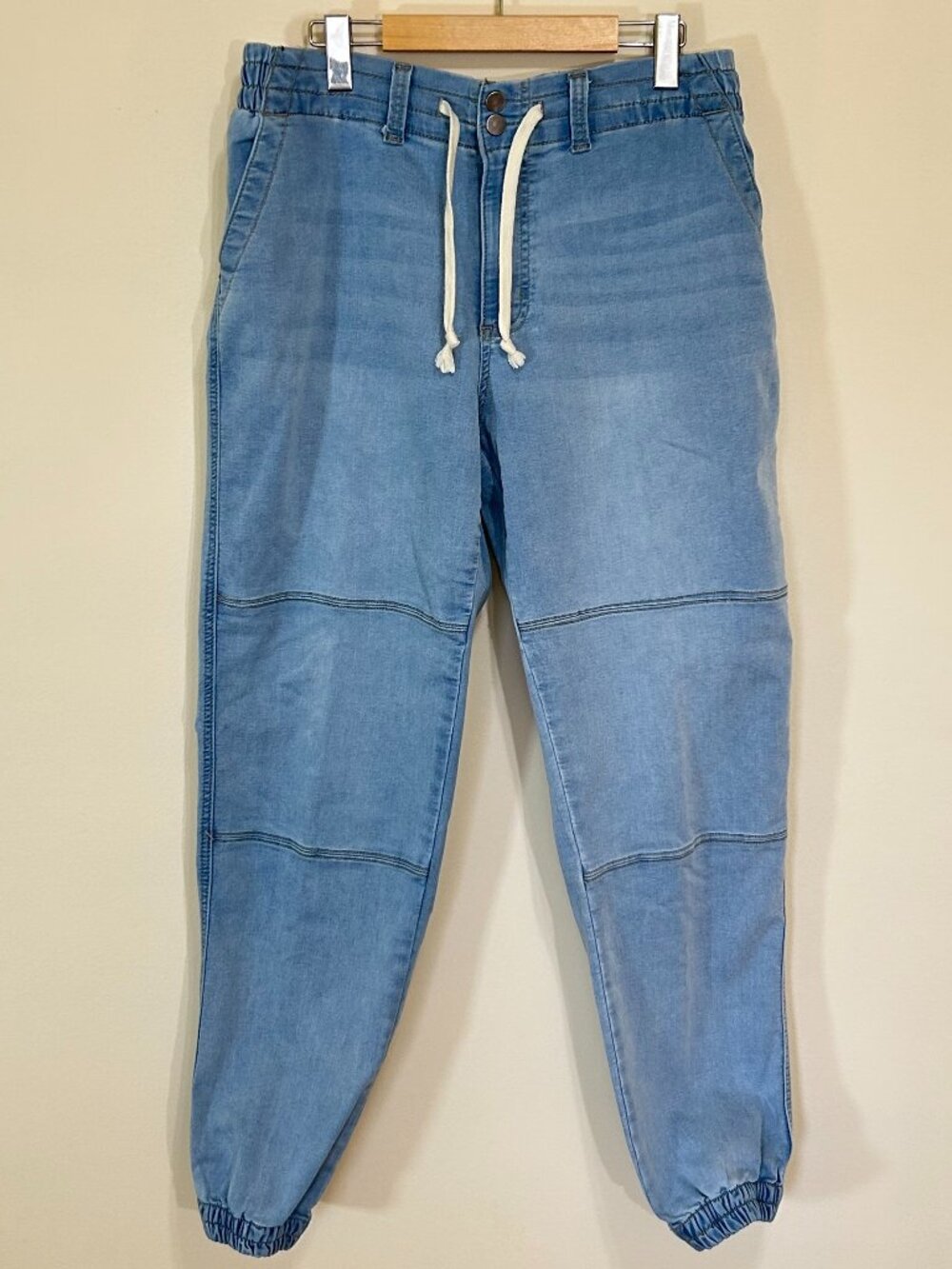 No Boundaries Denim Utility Jogger Womens Size L